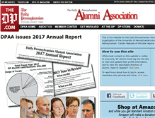 Tablet Screenshot of dpalumni.com